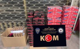 Kocaeli’de 940 paket gümrük kaçağı sigara ele geçirildi