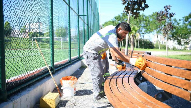 Mesire alanları ve parklarda bakım çalışması