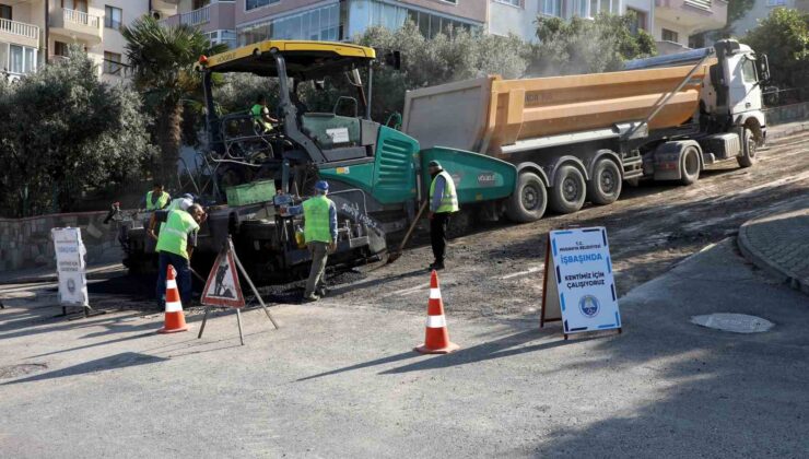 Mudanya’da yollar yenileniyor