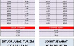 Otobüs sefer saatleri değişiyor