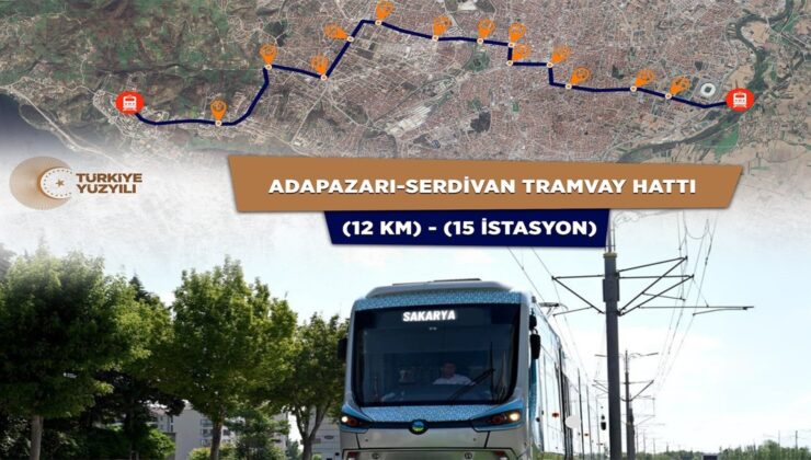 Sakarya’da raylı sistemin ilk etabı için proje başlıyor