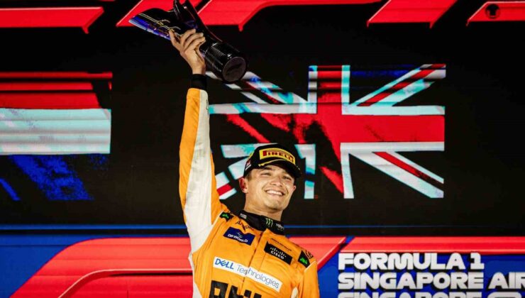 Singapur Grand Prix’sini Lando Norris kazandı