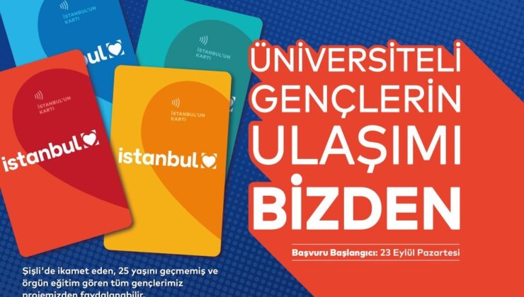 Şişli Belediyesi üniversite öğrencilerine ulaşım desteği sağlayacak