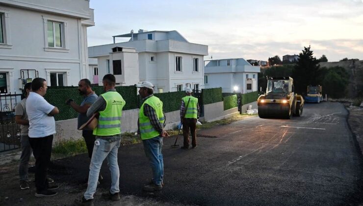 Süleymanpaşa’da yol harekâtı sürüyor