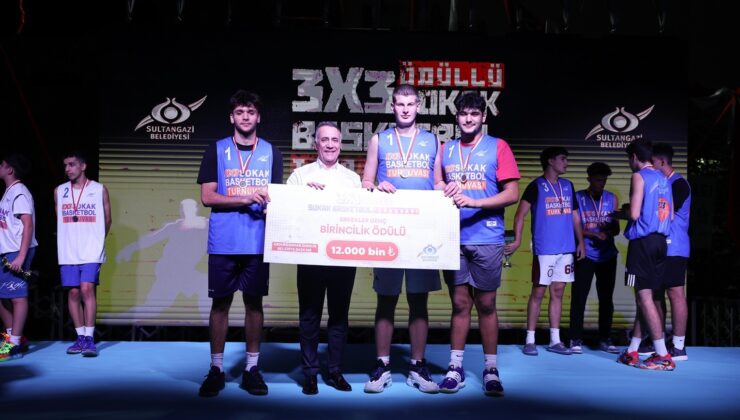 Sultangazi’de 4. Geleneksel 3×3 Sokak Basketbolu Turnuvası heyecanı doyasıya yaşandı