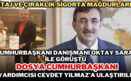 Staj ve Çıraklık Sigorta Mağdurları Cumhurbaşkanı Yardımcısı Cevdet Yılmaz’a Çözüm Önerilerini İletti