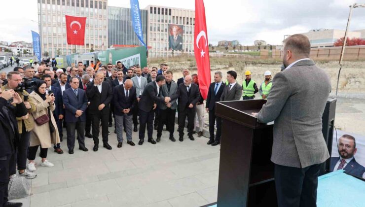 Arnavutköy’de Namazgah Camii’nin temeli atıldı