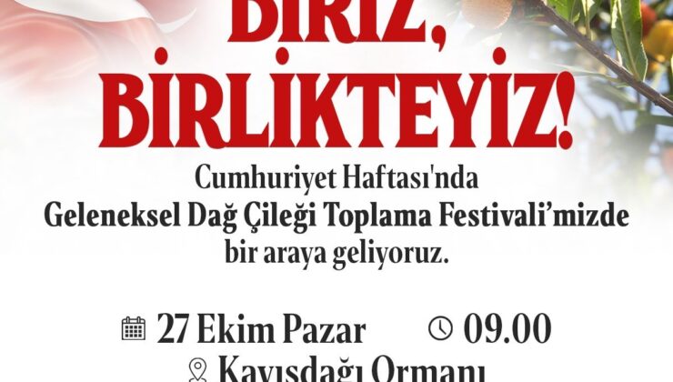 Ataşehir’de ‘Dağ Çileği Toplama’ festivali