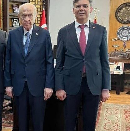 Başkan Durgut, MHP lideri Bahçeli ile bir araya geldi