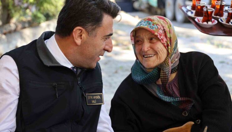 Bilecik Valisi Şefik Aygöl, Gökpınar köy sakinleri ile bir araya geldi