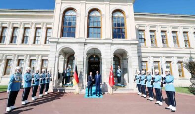 Cumhurbaşkanı Erdoğan, Almanya Başbakanı Olaf Scholz’u kabul etti