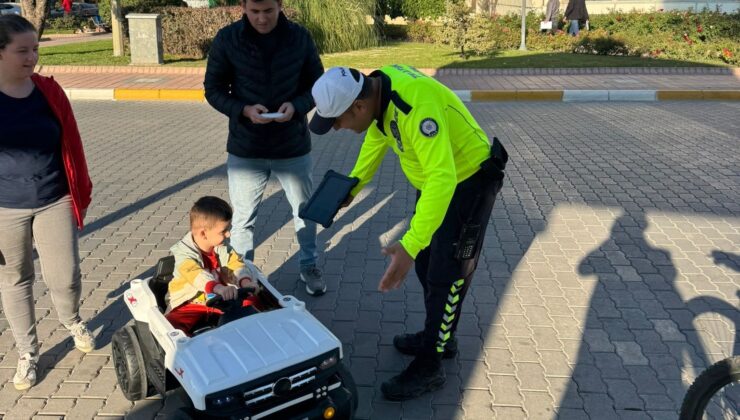 Gönen’de trafik denetimlerinde 48 araç kontrol edildi, 9 araca ceza yazıldı