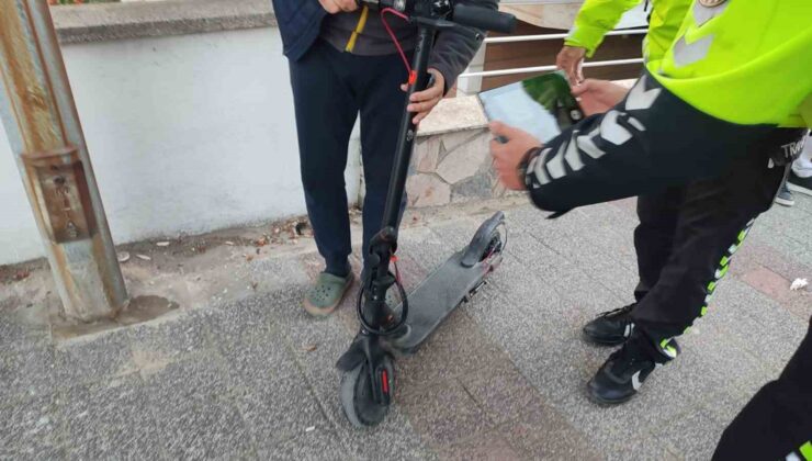 Keşan’da elektrikli scooterdan düşen 15 yaşındaki çocuk yaralandı