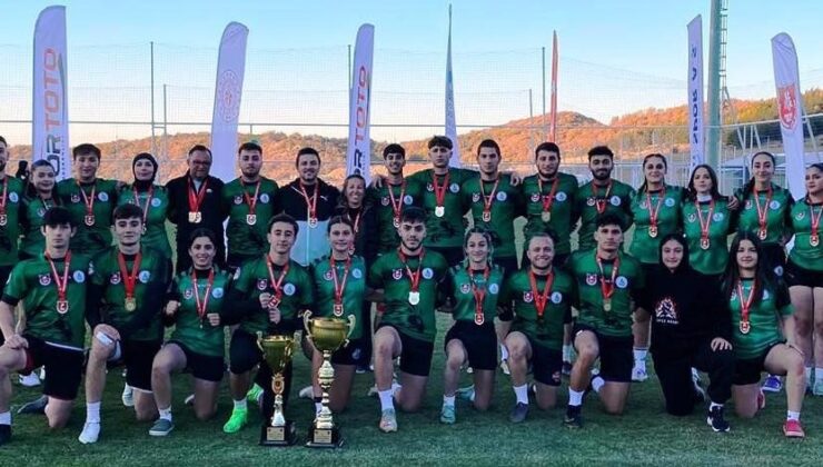 Körfez Gençlerbirliği Ragbi takımları iki kupayla döndü