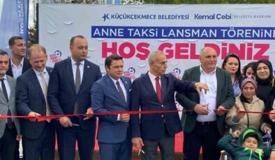 Küçükçekmece Belediyesi’nden ’Anne taksi’ projesi hayata geçirildi