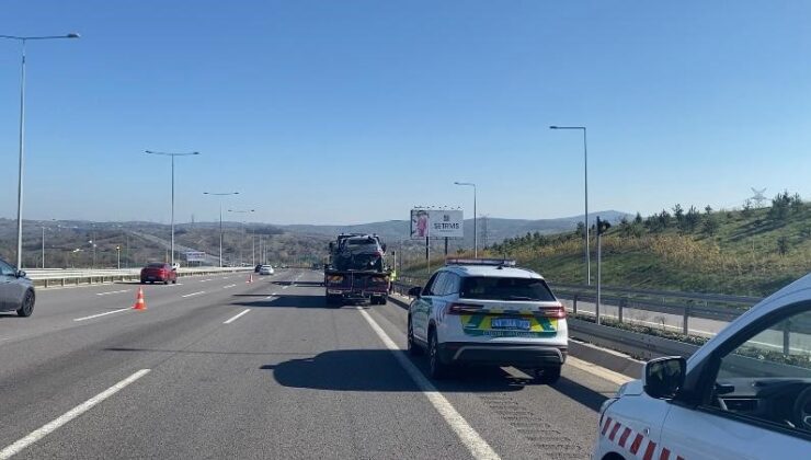 Kuzey Marmara Otoyolu’nda otomobiller çarpıştı: 5 yaralı