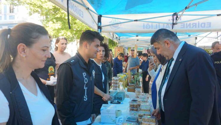 Polis Eşleri Derneği Edirne Şubesi’nden hayır panayırı