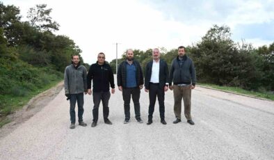 Şahmelek ve Doğla’da yol çalışmaları tamamlandı