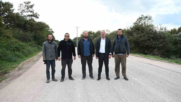 Şahmelek ve Doğla’da yol çalışmaları tamamlandı