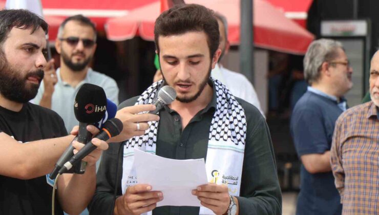 Sakarya tek yürek oldu, İsrail’in zulmüne karşı yürüdü