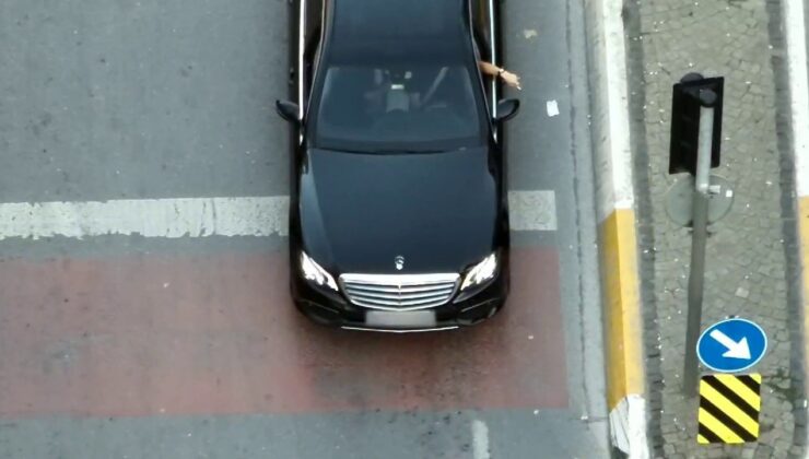 Sultanbeyli’de araçtan çöp atanlar dron ile tespit edildi