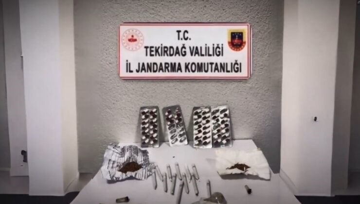 Tekirdağ’da Huzurlu Sokaklar operasyonunda uyuşturucu madde ele geçirildi