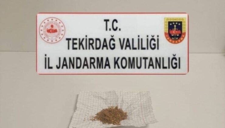 Tekirdağ’da uyuşturucu operasyonları: 3 kişi yakalandı