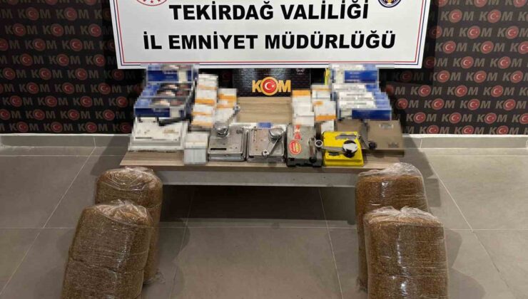 Tekirdağ’daki kaçakçılık operasyonunda 42 kişi hakkında yasal işlem başlatıldı