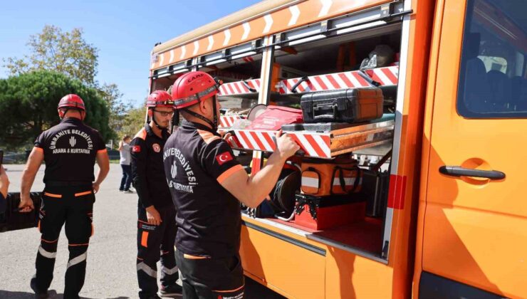 Ümraniye Belediyesi’nden afetlere karşı örnek program