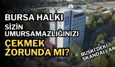 Bursa halkı sizin umursamazlığınızı çekmek zorunda mı?