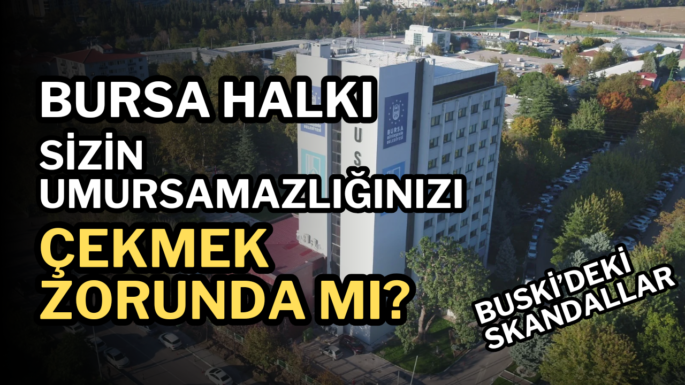 Bursa halkı sizin umursamazlığınızı çekmek zorunda mı?