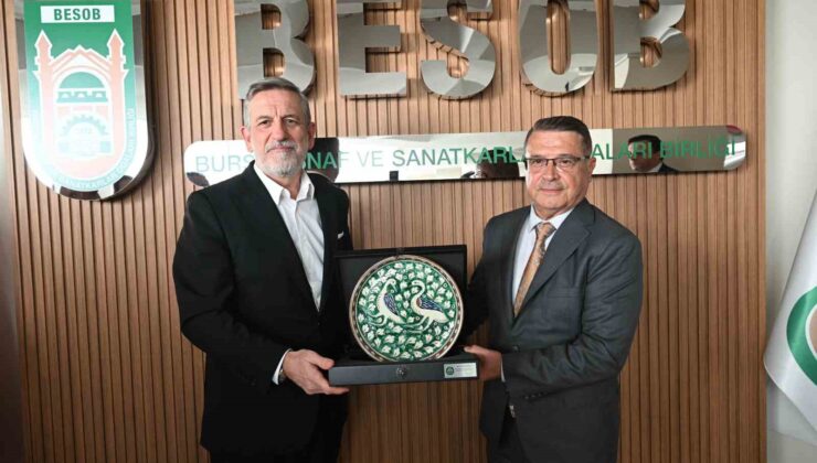 BTSO başkanı Burkay’dan BESOB’a tarihi ziyaret
