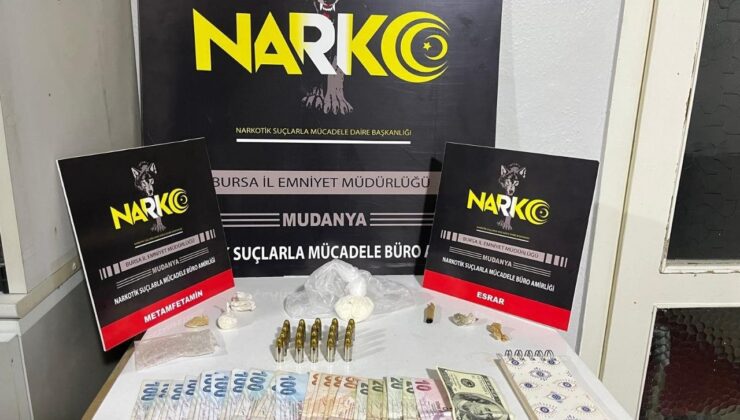 Bursa’da uyuşturucu operasyonu: 2 gözaltı