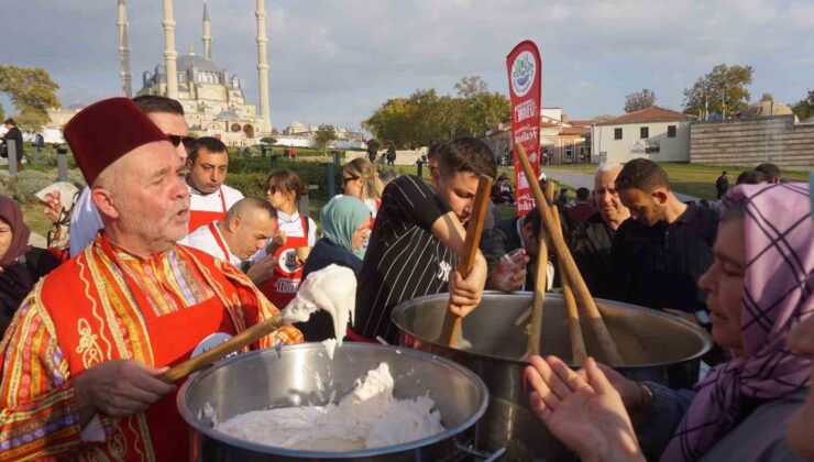 Edirne’deki Gastronomi Festivali renkli görüntülerle başladı