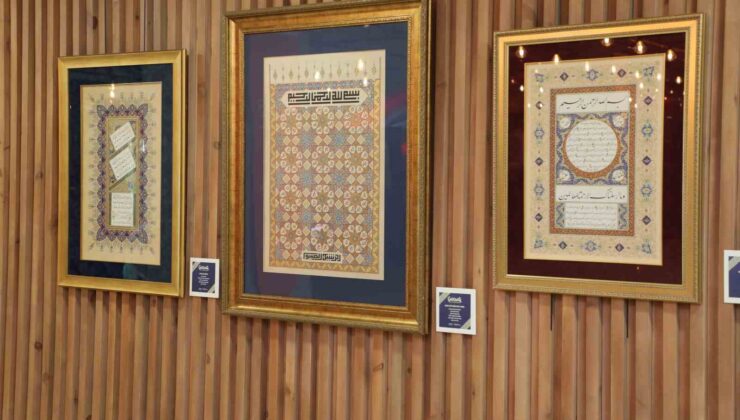 Güngören’de “Hikmet ve Direniş” tezhip sergisi açıldı