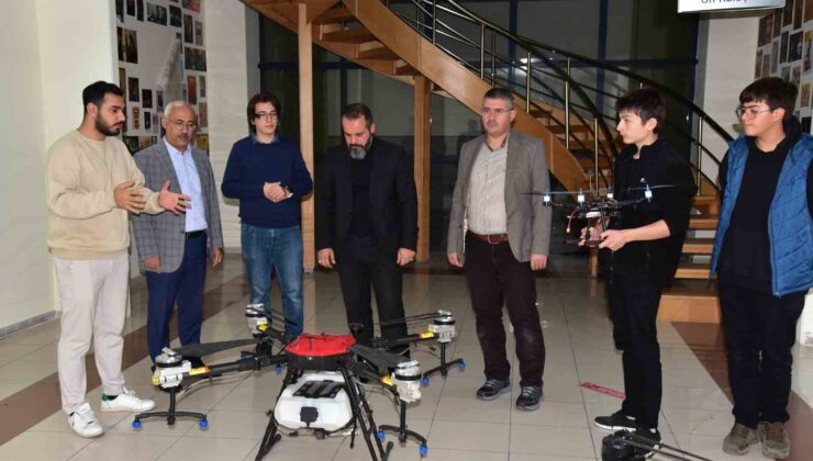 İHA projesiyle Türkiye ikincisi olan gençler Teknoloji Transfer Ofisinde