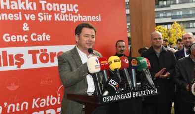 İsmail Hakkı Tonguç Bağış ve Şiir Kütüphanesi ile Genç Kafe açıldı