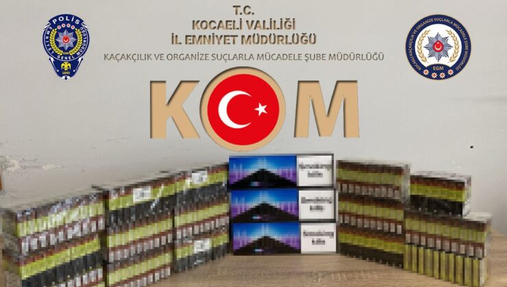 Kocaeli’de kaçak tütün operasyonu