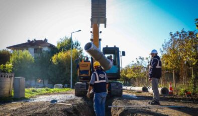 Sakarya’da o mahallenin yağmur suyu altyapısı kışa hazır