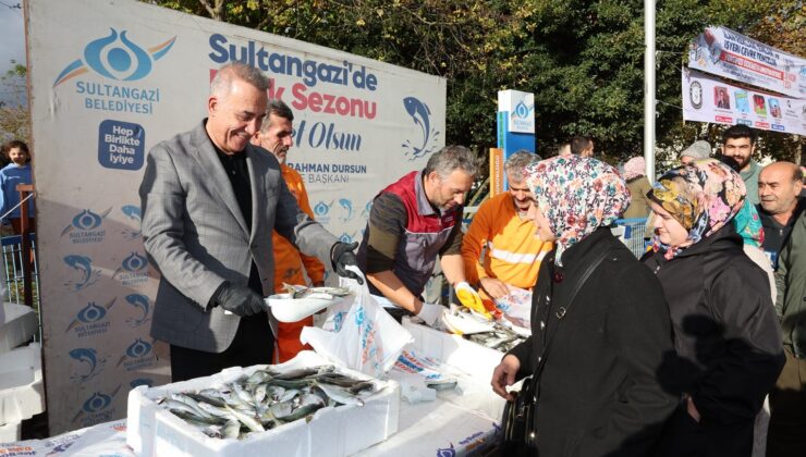 Sultangazi Belediyesi’nden ücretsiz balık dağıtımı