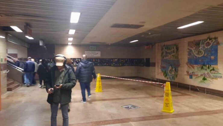 Taksim Metrosu sular altında kaldı