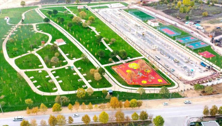 Tamamlandığında Türkiye’nin en büyük millet bahçesi olacak