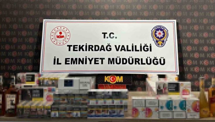 Tekirdağ merkezli 5 ilde dev operasyon: Binlercesi ele geçirildi