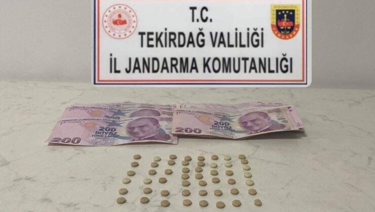 Tekirdağ’da jandarmadan uyuşturucu operasyonu