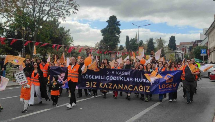 Tekirdağ’da lösemi farkındalığı için yürüyüş