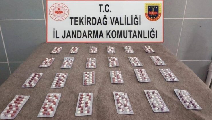 Tekirdağ’da uyuşturucu operasyonlarında çok sayıda sentetik hap ve uyuşturucu madde ele geçirildi