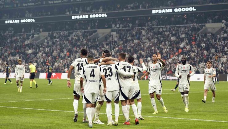 Trendyol Süper Lig: Beşiktaş: 1 – Kasımpaşa: 0 (İlk yarı)