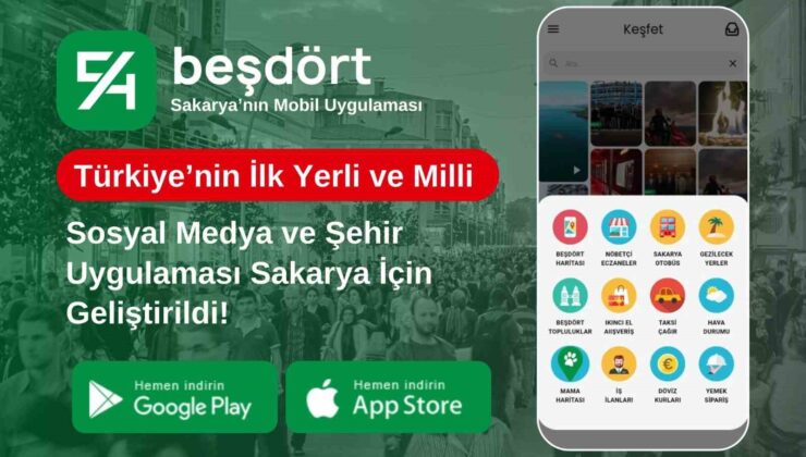 Türkiye’nin ilk yerli ve milli sosyal medya şehir uygulaması ‘BeşDört’ yayında