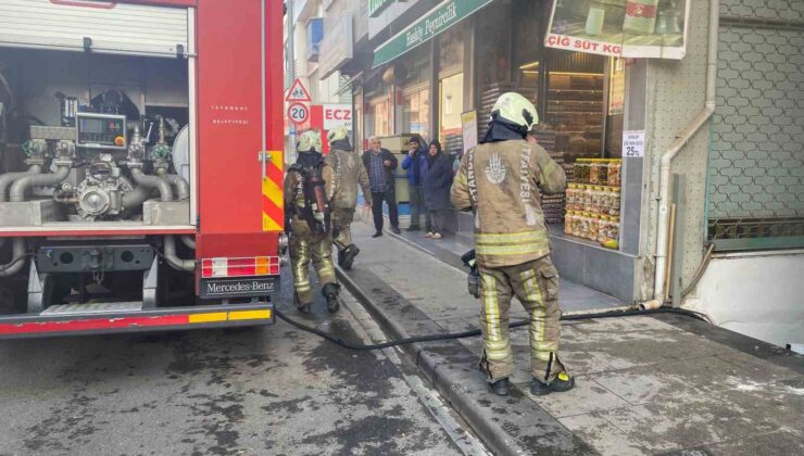 Ümraniye’de marangoz atölyesinde yangın