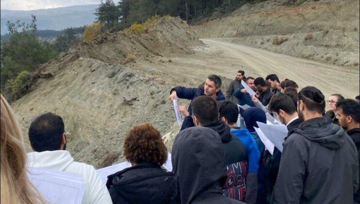 Üniversite öğrencileri Doğantepe Barajı’nı inceledi